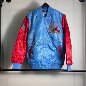 Starter Houston Oilers  Satin Jacket size M